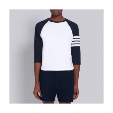 [톰브라운]Thom Browne 2020 Mens Casual Cotton Short Sleeved Tshirts - 톰브라운 2020 남성 캐쥬얼 코튼 반팔티 Tho0812x.Size(s 