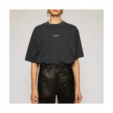 [아크네]Acne 2020 Studios Mm/Wm Logo Cotton Short Sleeved Tshirts - 아크네 스튜디오 2020 남/녀 로고 코튼 반팔티 Acn0077x.Size(s 