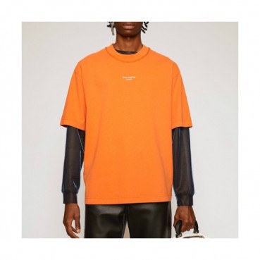 [아크네]Acne 2020 Studios Mm/Wm Logo Cotton Short Sleeved Tshirts - 아크네 스튜디오 2020 남/녀 로고 코튼 반팔티 Acn0076x.Size(s 