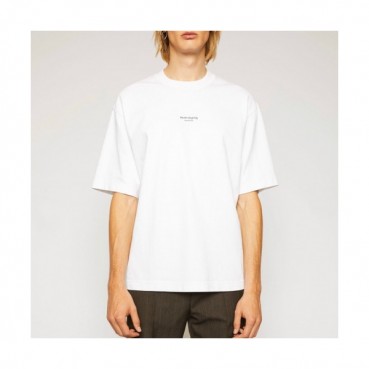 [아크네]Acne 2020 Studios Mm/Wm Logo Cotton Short Sleeved Tshirts - 아크네 스튜디오 2020 남/녀 로고 코튼 반팔티 Acn0075x.Size(s 