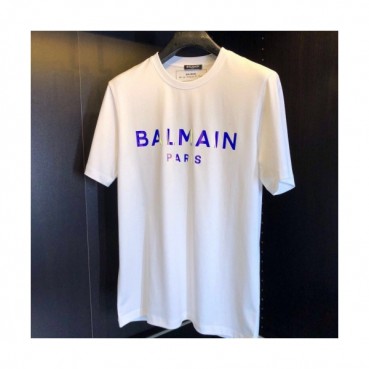 [발망]Balmain 2020 Mens Logo Cotton Short Sleeved Tshirs - 발망 2020 남성 로고 코튼 반팔티 Bam0098x.Size(s 