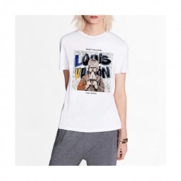 Louis vuitton 2020 Mm/Wm Logo Silket Short Sleeved Tshirts - 루이비통 2020 남/녀 로고 실켓 반팔티 Lou01888x.Size(s 