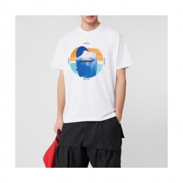 [버버리]Burberry 2020 Mm/Wm Logo Cotton Short Sleeved Tshirts - 버버리 2020 남/녀 로고 코튼 반팔티 Bur02712x.Size(s 