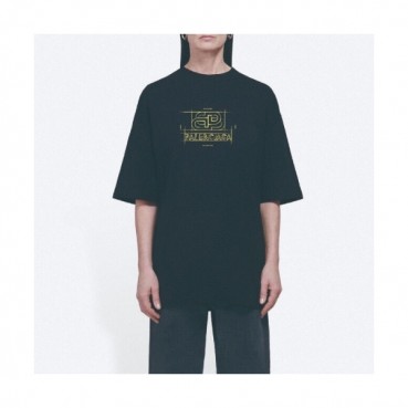 [발렌시아가]Balenciaga 2020 Mm/Wm Logo Cotton Short Sleeved Tshirts - 발렌시아가 2020 남자 로고 오버사이즈 코튼 반팔티 Bal0636x.Size(xs 