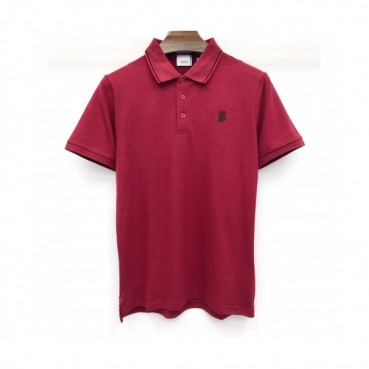 [버버리]Burberry 2020 Mens Logo Short Sleeved Polo Tshirts - 버버리 2020 남성 로고 폴로 반팔티 Bur02710x.Size(m 