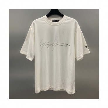 [요지야마모토]Y3 2020 Mens Logo Basic Cotton Short Sleeved Tshirts - 요지야마모토 2020 남성 로고 베이직 코튼 반팔티 Y3/0092x.Size(s 
