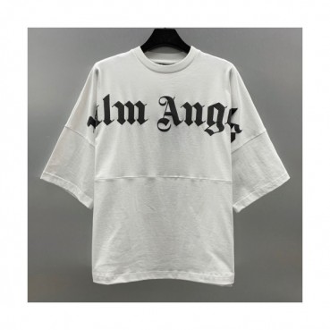 [팜 엔젤스]Palm Angels 2020 Mm/Wm Logo Cotton Short Sleeved Tshirts - 팜 엔젤스 2020 남/녀 로고 코튼 반팔티셔츠 Pam0152x.Size(s 