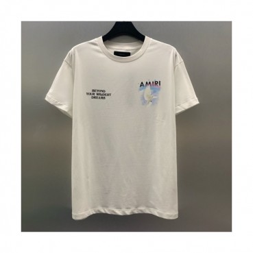 Amiri 2020 Mm/Wm Logo Cotton Short Sleeved Tshirts - 아미리 2020 남/녀 로고 코튼 반팔티 Ami0094x.Size(s 