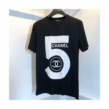 [샤넬]Chanel 2020 Mm/Wm 'CC' Logo Cotton Short Sleeved Tshirts - 샤넬 2020 남/녀 'CC'로고 코튼 반팔티 Cnl0582x.Size(m 