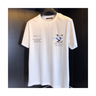 [루이비통]Louis vuitton 2020 Mens Logo Silket Short Sleeved Tshirts - 루이비통 2020 남성 로고 실켓 반팔티 Lou01877x.Size(m 