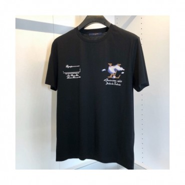 [루이비통]Louis vuitton 2020 Mens Logo Silket Short Sleeved Tshirts - 루이비통 2020 남성 로고 실켓 반팔티 Lou01876x.Size(m 