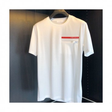 [프라다]Prada 2020 Mens Basic Logo Silket Short Sleeved Tshirts  - 프라다 2020 남성 베이직 로고 실켓 반팔티 Pra01068x.Size(m 