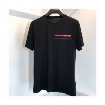 [프라다]Prada 2020 Mens Basic Logo Silket Short Sleeved Tshirts  - 프라다 2020 남성 베이직 로고 실켓 반팔티 Pra01067x.Size(m 