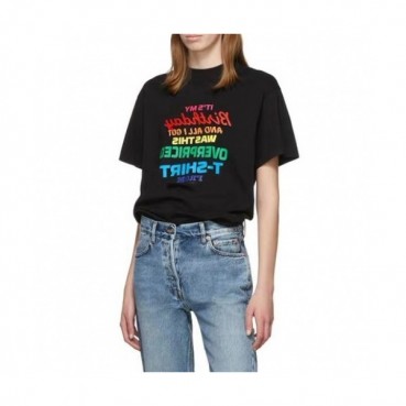 [베트멍]Vetements 2020 Mm/Wm Printing Logo Cotton Short Sleeved Oversize Tshirts - 베트멍 2020 남/녀 프린팅 로고 코튼 오버사이즈 반팔티 Vet0078x.Size(xs 