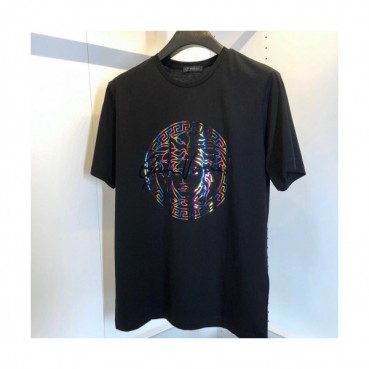 [베르사체]Versace 2020 Mens Logo Silket Short Sleeved Tshirts - 베르사체 2020 남성 메두사 실켓 반팔티 Ver0651x.Size(m 