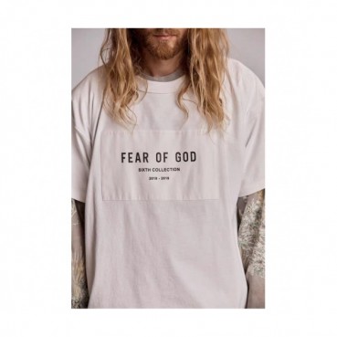 [피어오브갓]Fear of god 2020 Mm/Wm Oversize Minimal Cotton Short Sleeved Tshirts - 피어오브갓 2020 남/녀 미니멀 오버사이즈 코튼 반팔티 Fea0127x.Size(s 