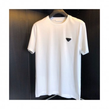 [프라다]Prada 2020 Mens Basic Logo Silket Short Sleeved Tshirts  - 프라다 2020 남성 베이직 로고 실켓 반팔티 Pra01063x.Size(m 