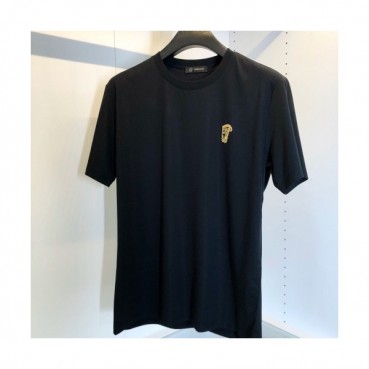 [베르사체]Versace 2020 Mens Logo Silket Short Sleeved Tshirts - 베르사체 2020 남성 메두사 실켓 반팔티 Ver0645x.Size(m 