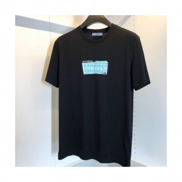 [프라다]Prada 2020 Mens Basic Logo Silket Short Sleeved Tshirts  - 프라다 2020 남성 베이직 로고 실켓 반팔티 Pra01060x.Size(s 