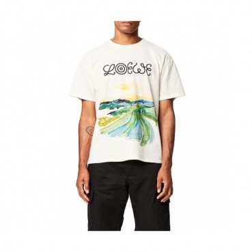 [로에베]Loewe 2020 Mens Logo Cotton Short Sleeved Tshirts - 로에베 2020 남성 로고 코튼 반팔티 Loe0242x.Size(m 