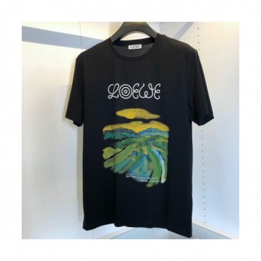 [로에베]Loewe 2020 Mens Logo Cotton Short Sleeved Tshirts - 로에베 2020 남성 로고 코튼 반팔티 Loe0244x.Size(m 