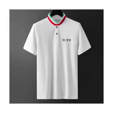 [발렌티노]Valentino 2020 Mens Logo Short Sleeved Polo Tshirts - 발렌티노 2020 남성 로고 폴로 반팔티 Val0410x.Size(m 