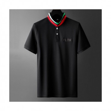 [발렌티노]Valentino 2020 Mens Logo Short Sleeved Polo Tshirts - 발렌티노 2020 남성 로고 폴로 반팔티 Val0409x.Size(m 