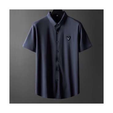 [베르사체]Versace 2020 Mens Logo Silket Short Sleeved Polo Tshirts - 베르사체 2020 남성 메두사 실켓 폴로 반팔티 Ver0644x.Size(m 
