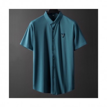 [베르사체]Versace 2020 Mens Logo Silket Short Sleeved Polo Tshirts - 베르사체 2020 남성 메두사 실켓 폴로 반팔티 Ver0643x.Size(m 
