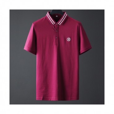 Hermes 2020 Mens Silket Short Sleeved Polo Tshirts - 에르메스 2020 남성 실켓 폴로 반팔티 Her0473x.Size(m 