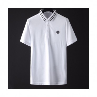 Hermes 2020 Mens Silket Short Sleeved Polo Tshirts - 에르메스 2020 남성 실켓 폴로 반팔티 Her0472x.Size(m 