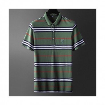 [버버리]Burberry 2020 Mens Logo Silket  Short Sleeved Polo Tshirts - 버버리 2020 남성 로고 실컷 폴로 반팔티 Bur02663x.Size(m 