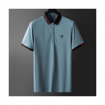 [매장판]Gucci 2020 Mens Logo Silket Short Sleeved Polo Tshirts - 구찌 2020 남성 로고 실켓 폴로 반팔티 Guc02753x.Size(m 