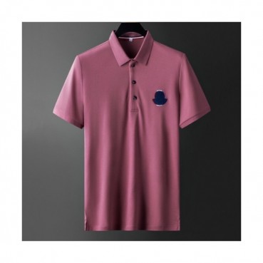 [매장판]Moncler 2020 Mens Logo Silket Short Sleeved Polo Tshirts - 몽클레어 2020 남성 로고 실켓 폴로 반팔티 Moc01726x.Size(m 