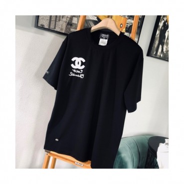 [샤넬]Chanel 2020 Mm/Wm 'CC' Logo Cotton Short Sleeved Tshirts - 샤넬 2020 남/녀 'CC'로고 코튼 반팔티 Cnl0577x.Size(s 