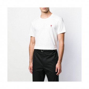 Ami 2019 Mm/Wm 'Ami de Coeur' Casual Cotton Short Sleeved Tshirt - 아미 2019 남/녀 로고 코튼 캐쥬얼 반팔티 Ami0031x.Size(s 