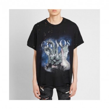 Amiri 2020 Mm/Wm Logo Cotton Short Sleeved Tshirts - 아미리 2020 남/녀 로고 코튼 반팔티 Ami0091x.Size(s 