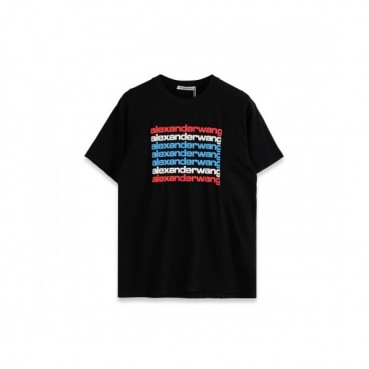 [매장판]Alexsander Wang 2020 Mm/Wm Logo Cotton Short Sleeved Tshirts - 알렉산더왕 2020 남/녀 로고 코튼 반팔티 Alw0116x.Size(xs 