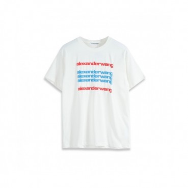 [매장판]Alexsander Wang 2020 Mm/Wm Logo Cotton Short Sleeved Tshirts - 알렉산더왕 2020 남/녀 로고 코튼 반팔티 Alw0115x.Size(xs 
