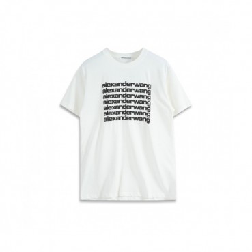 [매장판]Alexsander Wang 2020 Mm/Wm Logo Cotton Short Sleeved Tshirts - 알렉산더왕 2020 남/녀 로고 코튼 반팔티 Alw0113x.Size(xs 
