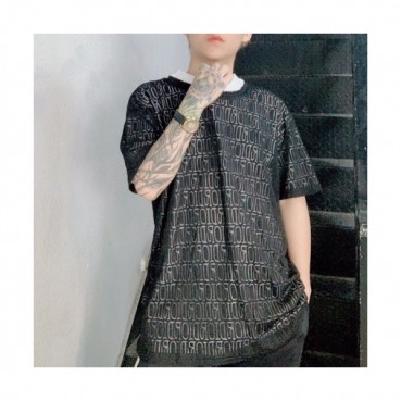 [디올]Dior 2020 Mens Casual Crew-neck Short Sleeved Tshirts 