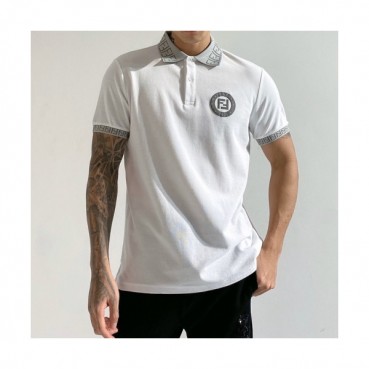 [펜디]Fendi 2020 Mens Logo Casual Short Sleeved Polo Tshirts - 펜디 2020 남성 로고 캐쥬얼 폴로 반팔티 Fen0717x.Size(m 