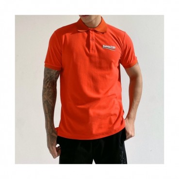 [발렌시아가]Balenciaga 2020 Mens Logo Cotton Polo Short Sleeved Tshirts - 발렌시아가 2020 남성 로고 코튼 폴로 반팔티 Bal0633x.Size(m 
