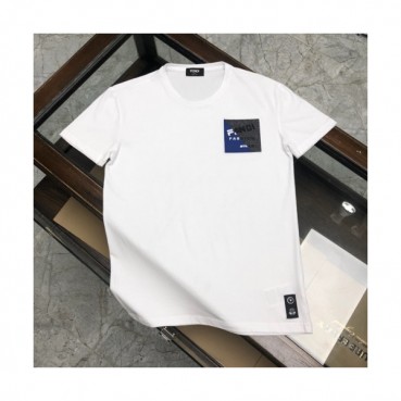 [펜디]Fendi 2020 Mens Logo Casual Silket Short Sleeved Tshirts - 펜디 2020 남성 로고 캐쥬얼 실켓 반팔티 Fen0711x.Size(m 