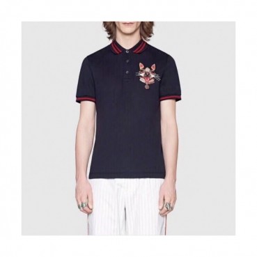 [매장판]Gucci 2020 Mm/Wm Logo Cotton Short Sleeved Polo Tshirts - 구찌 2020 남/녀 로고 코튼 폴로 반팔티 Guc02740x.Size(m 