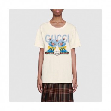 [매장판]Gucci 2020 Mm/Wm Logo Cotton Short Sleeved Tshirts - 구찌 2020 남/녀 로고 코튼 반팔티 Guc02738x.Size(xs 