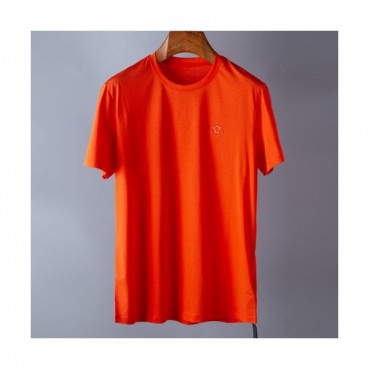 [베르사체]Versace 2020 Mens Logo Silket Short Sleeved Tshirts - 베르사체 2020 남성 메두사 실켓 반팔티 Ver0638x.Size(m 