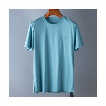 [베르사체]Versace 2020 Mens Logo Silket Short Sleeved Tshirts - 베르사체 2020 남성 메두사 실켓 반팔티 Ver0636x.Size(m 