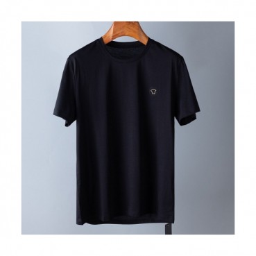 [베르사체]Versace 2020 Mens Logo Silket Short Sleeved Tshirts - 베르사체 2020 남성 메두사 실켓 반팔티 Ver0635x.Size(m 
