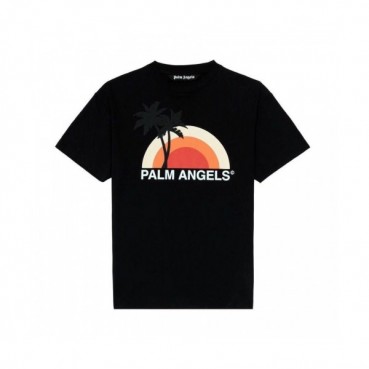 [팜 엔젤스]Palm Angels 2020 Mm/Wm Logo Cotton Short Sleeved Tshirts - 팜 엔젤스 2020 남/녀 로고 코튼 반팔티셔츠 Pam0150x.Size(s 